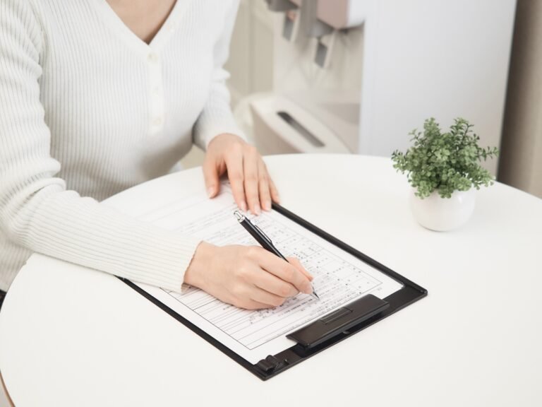 Japanese woman receiving counseling